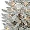 3.5ft. Pre-Lit Flocked Manchester Spruce Christmas Tree in White Planter